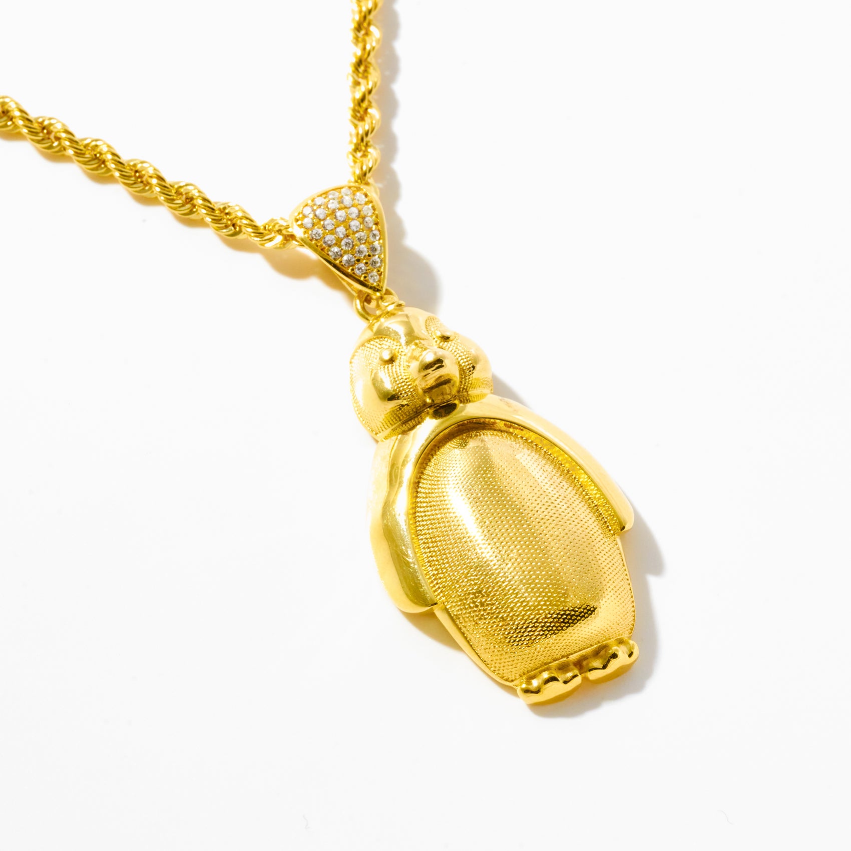 Penguin Pendant in 18k Gold Vermeil