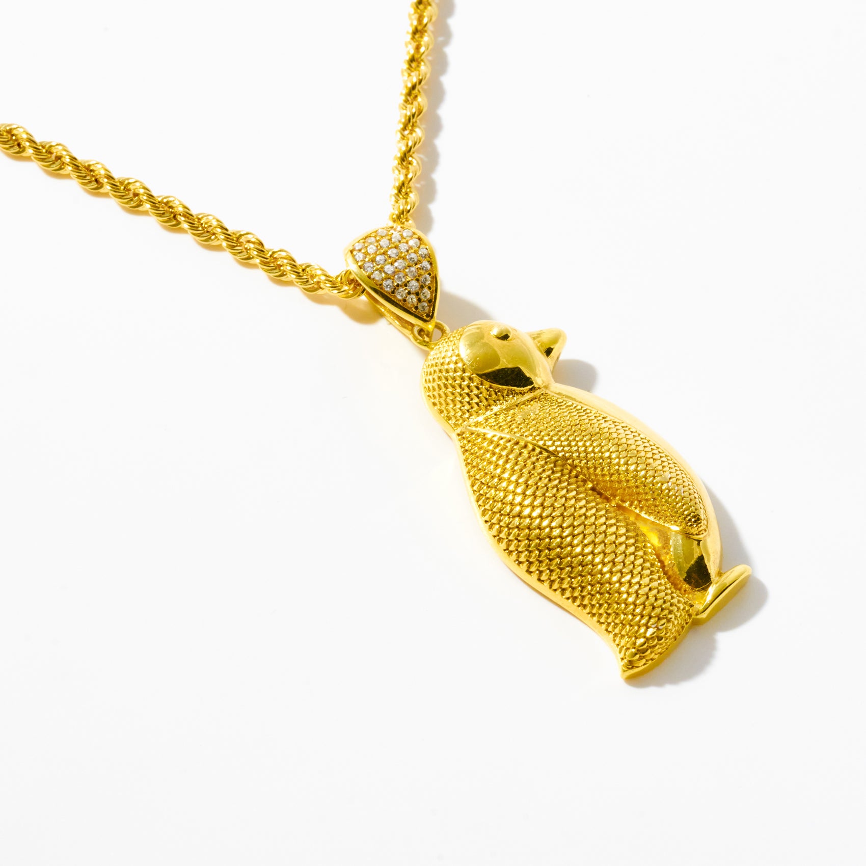 Penguin Pendant in 18k Gold Vermeil