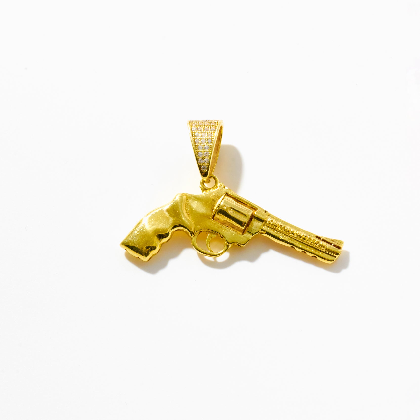 Yellow Gold Revolver Pendant